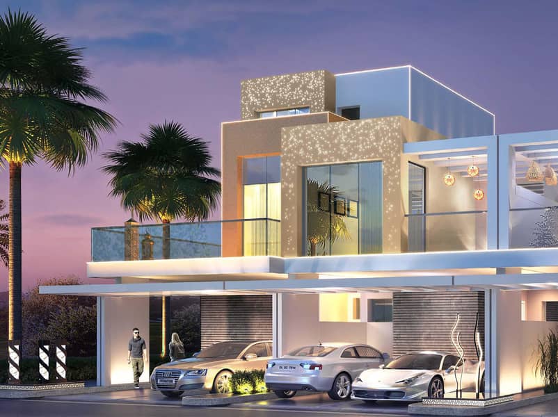 Afforadable Villas by Damac on Hessa street overlooking Lagoons