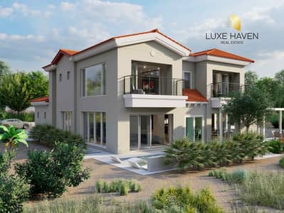 6 Bedroom Villa for Sale in Jumeirah Golf Estates, Dubai - 6BR Custom Villa | Earth Course | READY FEB 2022