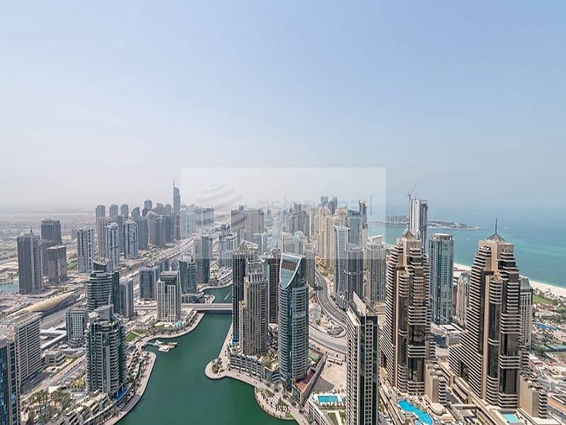 位于迪拜码头，滨海之门，滨海之门2号 4 卧室的顶楼公寓 44000000 AED - 5497347