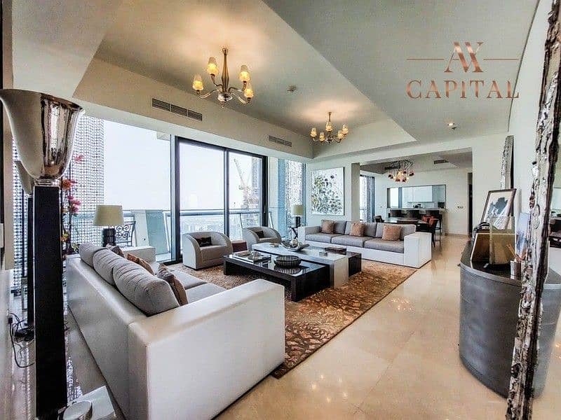 位于迪拜市中心，景观高塔，景观1号高塔 4 卧室的顶楼公寓 21000000 AED - 5601957