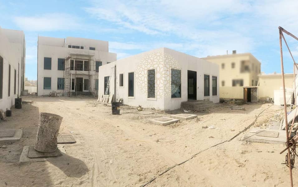 BRAND NEW COMMERCIAL 10 BEDROOM VILLA WITH MAJLIS OUTSIDE FOR RENT IN MOHAMMED BIN ZAYED CITY