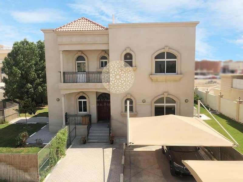 BIG AND COMFORTABLE 5 BEDROOM COMPOUND VILLA WITH PRIVATE AREA AND GARDEN FOR RENT IN KHALIFA CITY A