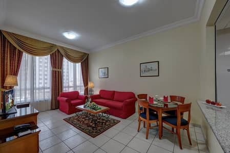 2 Bedroom Flat for Rent in Al Muroor, Abu Dhabi - Furnished 2 BR Apt | Access to Sauna & Gym