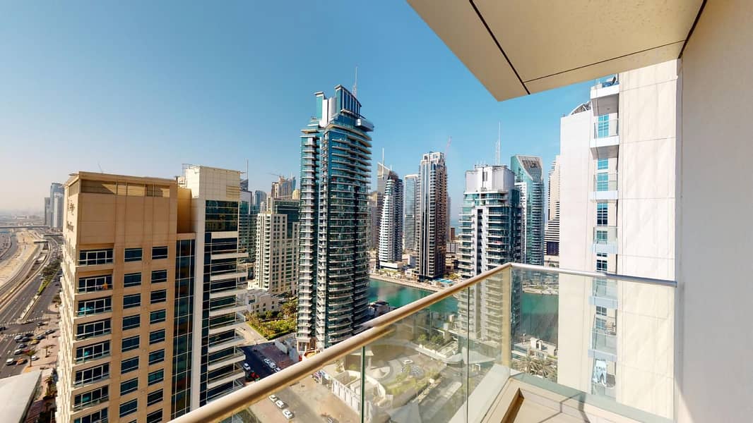 شقة في برج اريانا دبي مارينا 2 غرف 140000 درهم - 5604196
