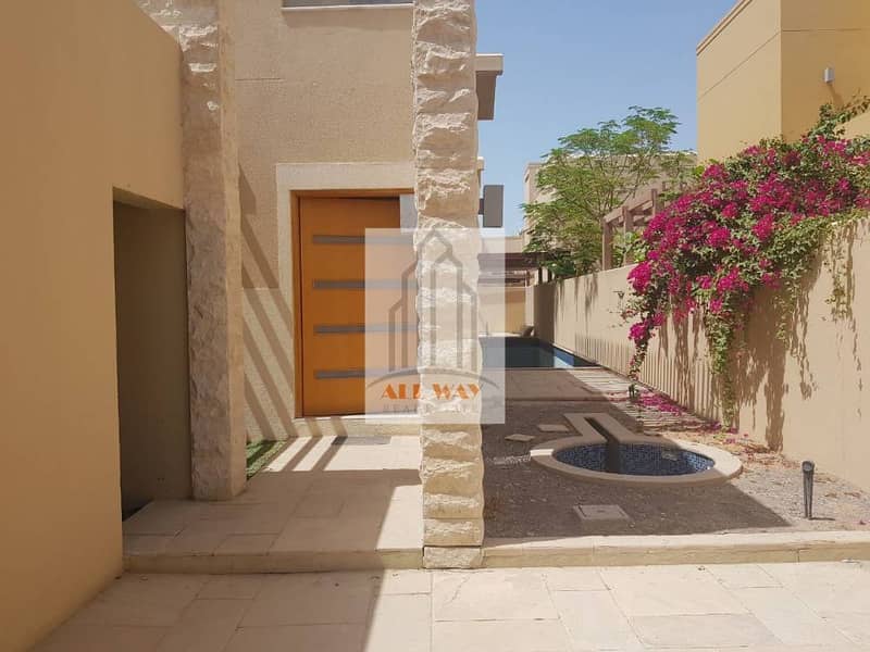 Sophisticated 5 Bedroom Villa at Qattouf Community in Al Raha Gardens.