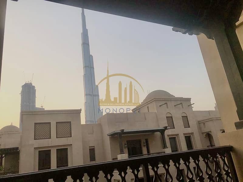 Full Burj Khalifa View| Closed Kitchen| Big Balcony