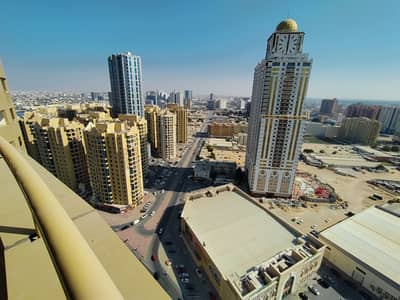 2 Bedroom Flat for Rent in Al Rashidiya, Ajman - 2 Bedrooms with Wide Balcony # Horizon Tower # 28,000/-Aed.
