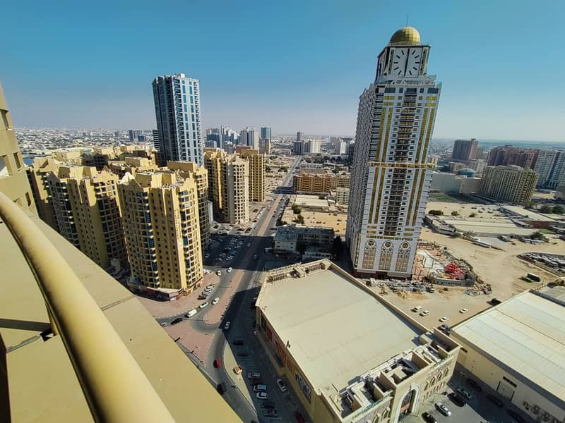 2 Bedrooms with Wide Balcony # Horizon Tower # 28,000/-Aed.