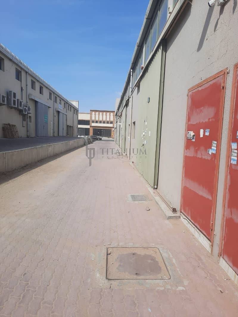 Warehouse for rent in ajman al ljurf on maim road