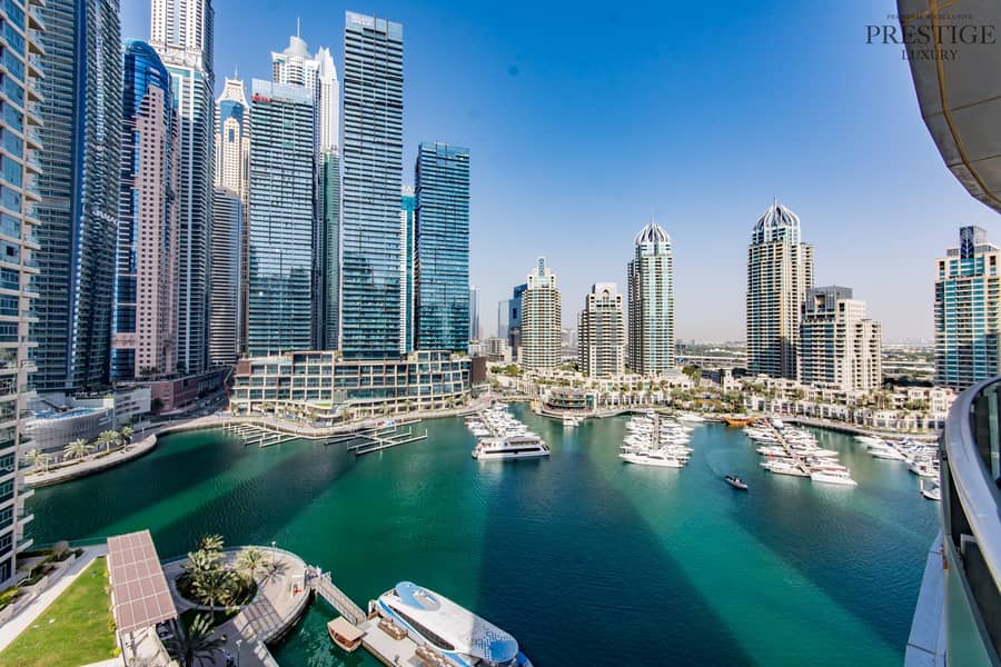 Sea and Marina View | High-Floor | 3 Bed