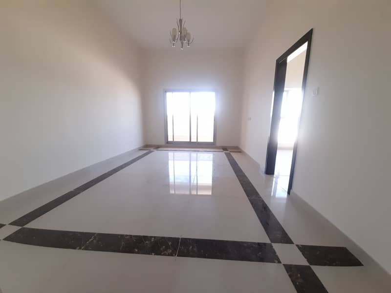 Chiller Free 1bedroom  available rent just 36000AED with GYM and POOL with kids play area with open view in Dubai land  wadi al saffa 5.