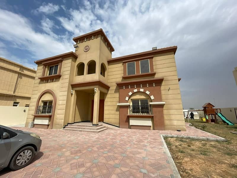 Spacious 5 Bedrooms independent Villa is available for rent in Al Noaf Sharjah for 170,000 AED