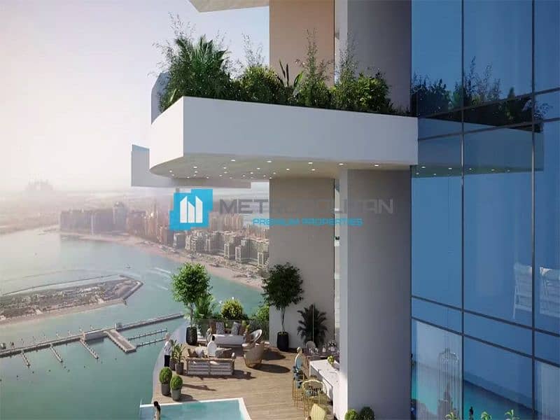 位于迪拜码头，卡瓦利大厦 3 卧室的公寓 16616000 AED - 5610326
