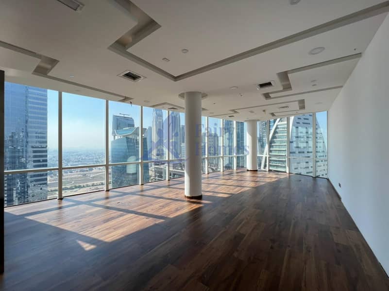 Fully Fitted Office With Glass Partition For Rent in Park Lane Tower Business Bay