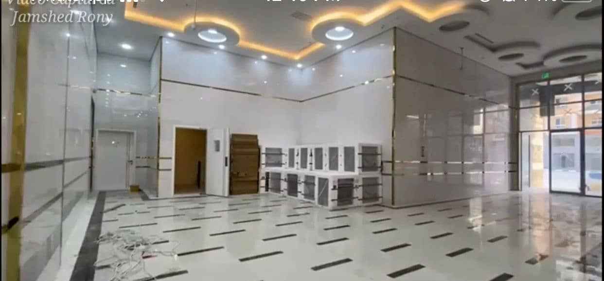 Spacious 2bhk with 3 bathroom in brand new buildng available for rent in 35000 yearly rent. . . . .