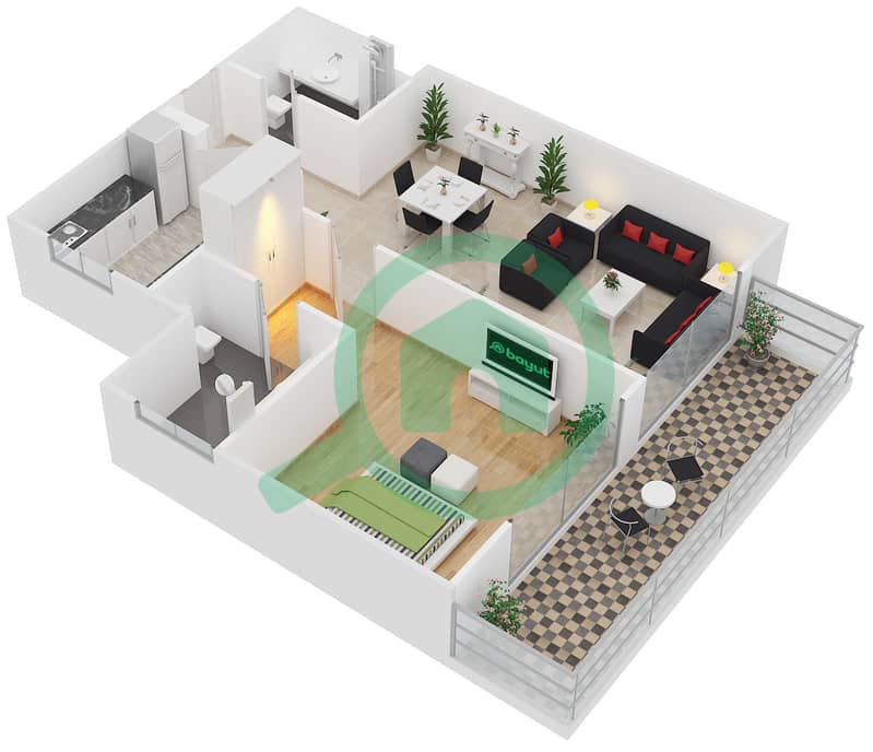 Прайм Вьюс - Апартамент 1 Спальня планировка Тип A Floor 1-4
Units-101,102,103,104,105,106,107,108,109,110,111,112,113,114,115
201,202,203,204,206,207,208,209,210,212,213,214,215
301,302,303,304,306,307,308,309,310,312,313,314,315
401,402,403,404,406,407,408,409,410,412,413,414,415 interactive3D