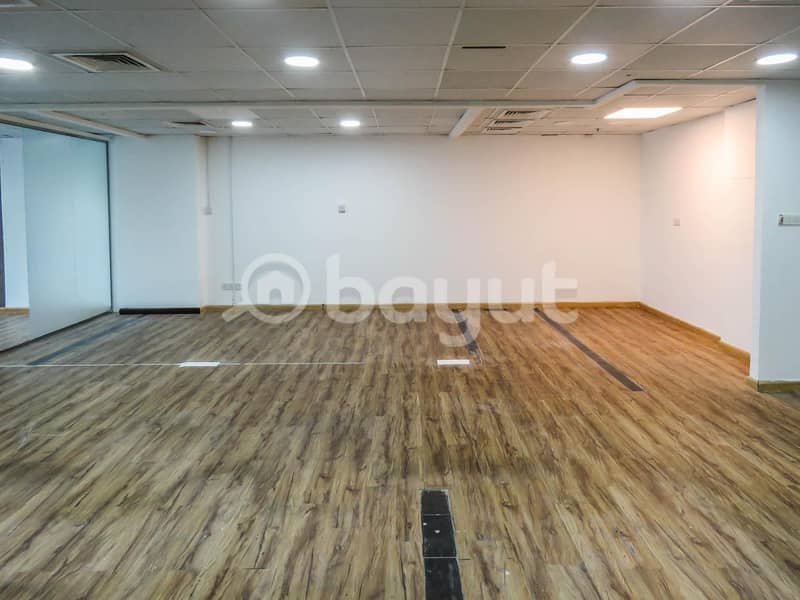 Fully Fitted Office in Al Barsha 1on SH Zayed road, Chiller free, No commission & 1 month  free