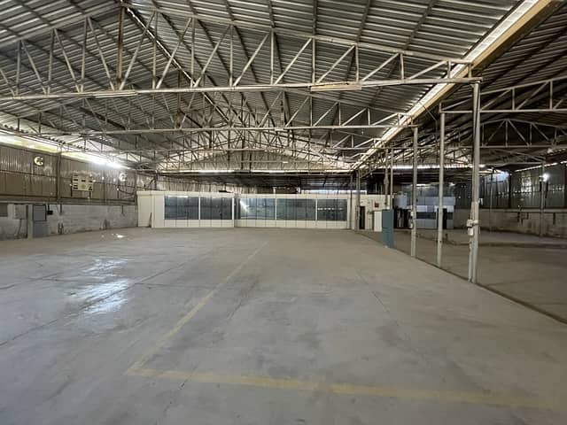 Al Qusais 10,000 sq. Ft plot area with built-in 9,000 sq. Ft warehouse including offices