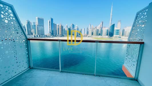 Studio for Sale in Business Bay, Dubai - MH  - Full Burj Khalifa & Canal View | Brand New