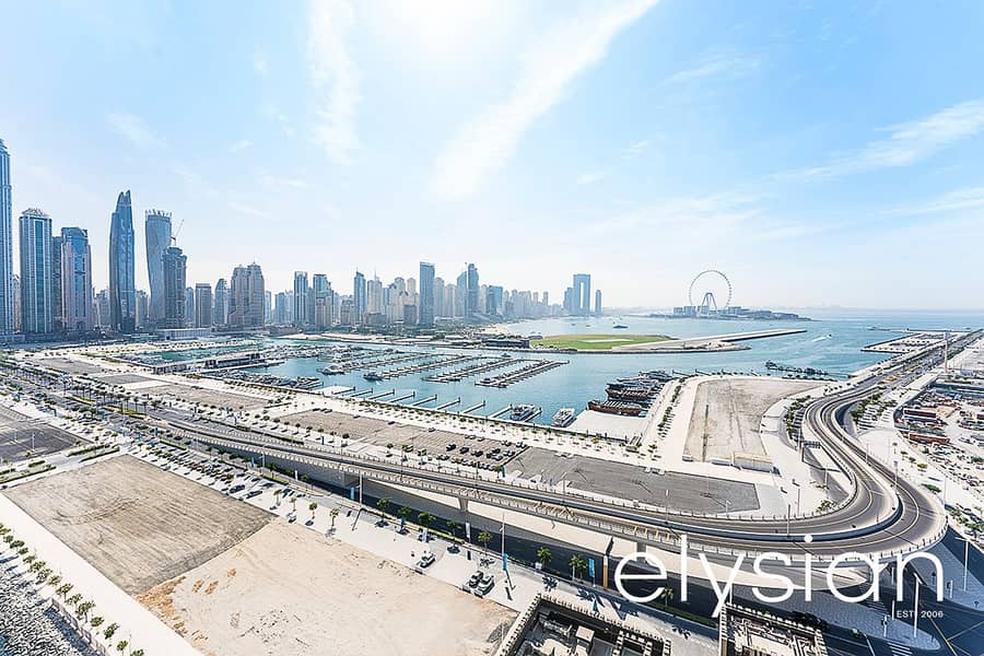 位于迪拜港，艾玛尔海滨社区，日出海湾公寓 2 卧室的公寓 215000 AED - 5617079