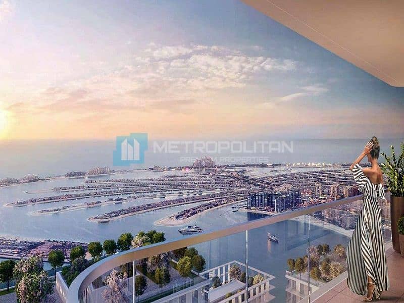 位于迪拜港，艾玛尔海滨社区，滨海景观公寓 1 卧室的公寓 2050000 AED - 5295619