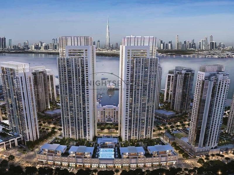位于迪拜溪港，海港景观公寓大楼 1 卧室的公寓 1075000 AED - 5577291