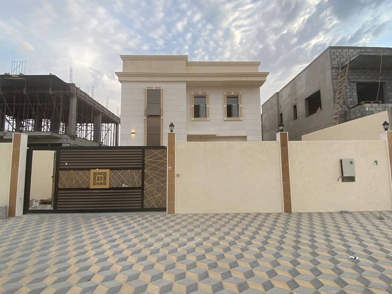 👌 Exempt from all fees
 Villa in Jasmine, Ajman, very excellent location