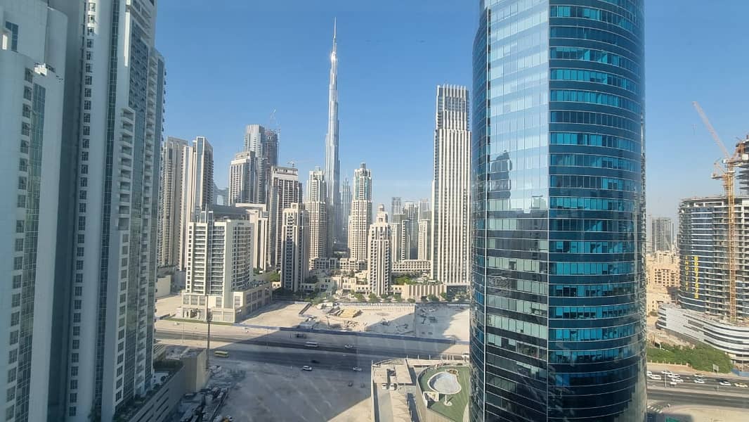 fitted office| Chiller Free | Partitioned | Burj Khalifa View |