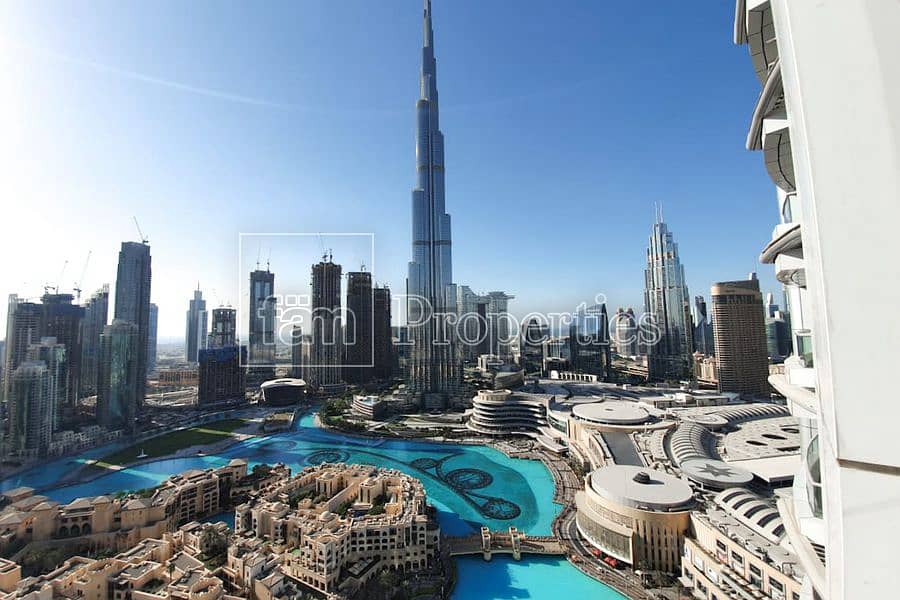 High Floor | Full Burj Khalifa Fountain View