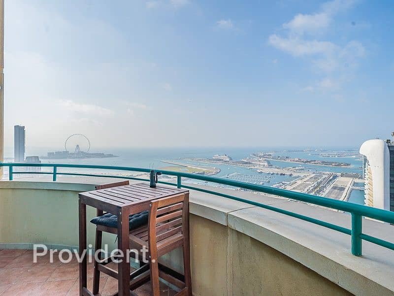 位于迪拜码头，滨海皇冠塔楼 3 卧室的公寓 3400000 AED - 5620319