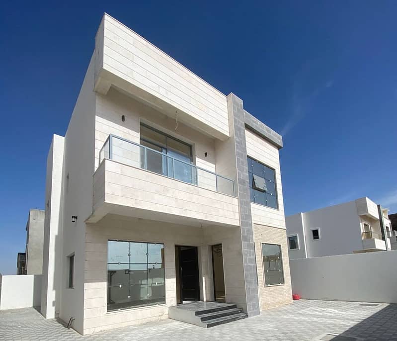 For rent a villa in Ajman, Al-Amrah area, two floors, first inhabitant
