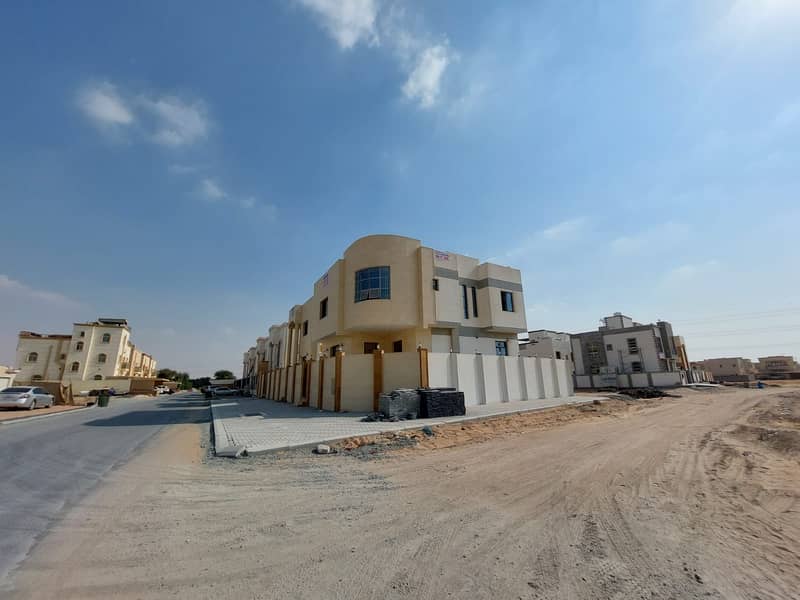 Villa for rent in Ajman, Al Yasmeen area
 Two floors first inhabitant
 It c