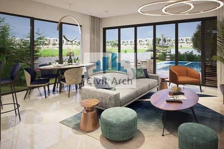 5 Bedroom Villa for Sale in DAMAC Hills, Dubai - TRUE AD-TH32-E Type 5Br+4 year pay+Beautiful Villa+Garden