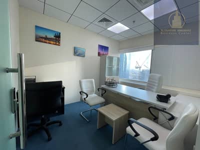 Office for Rent in Business Bay, Dubai - 1 Desk  with ejari 1 year | Prestigious Address | All inclusive