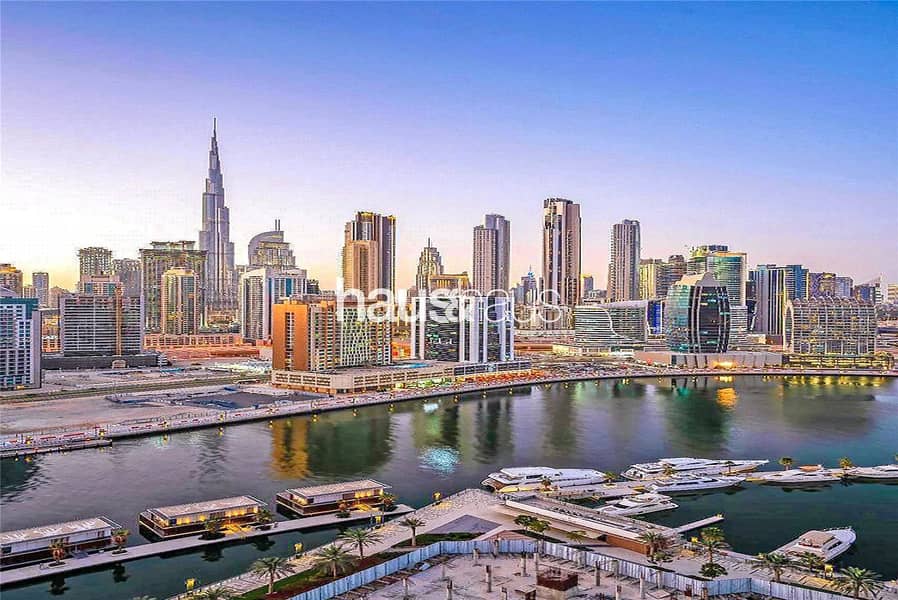 1 Bed | Full Water and Burj View | Genuine Listing