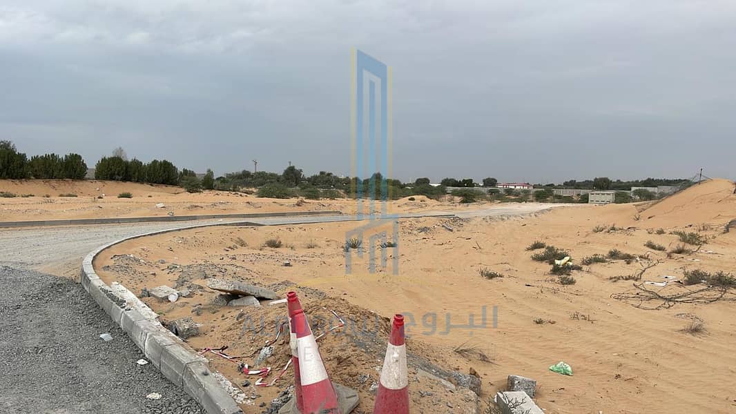 A residentail corner plot for sale in Ajman new Al Zahya phase D