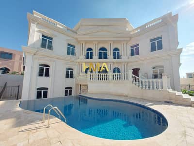 فیلا 7 غرف نوم للايجار في البطين، أبوظبي - VIB فيلا7 اجنحة | موقع مميز | مسبح | حديقة