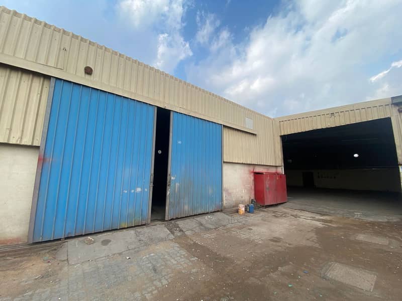 INDEPENDENT WAREHOUSE AND OPEN YARD AVAILABLE FOR RENT WITH 125KW POWER