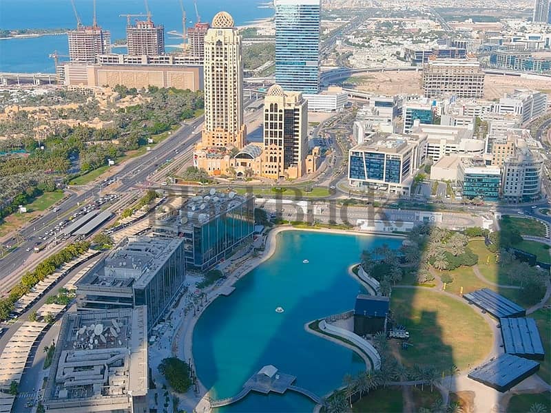 位于迪拜码头，滨海拱廊大厦 4 卧室的顶楼公寓 460000 AED - 5628431