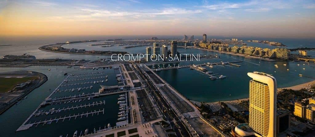 位于迪拜码头，阿联酋皇冠大厦 4 卧室的顶楼公寓 29900000 AED - 5614341