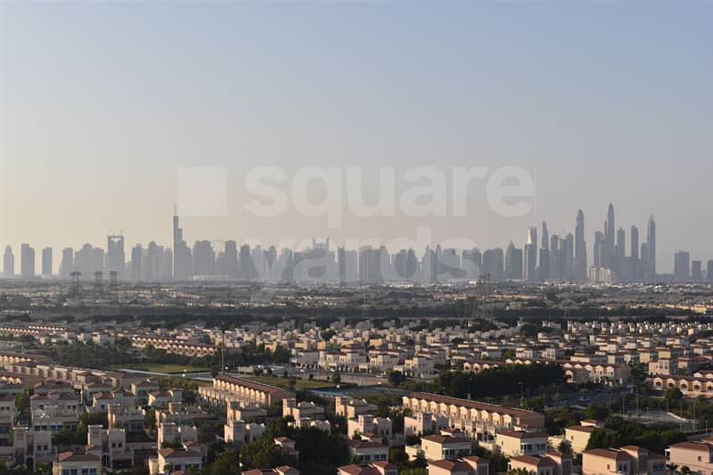 studio with skyline Dubai view for sale