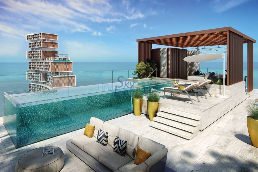 位于朱美拉棕榈岛，新月城，亚特兰蒂斯皇家度假酒店及公寓 5 卧室的顶楼公寓 180000000 AED - 5512159