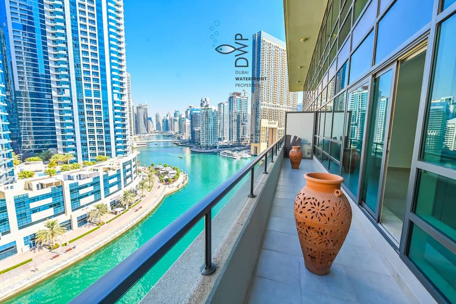 位于迪拜码头，滨海码头综合区，滨海码头北楼 3 卧室的顶楼公寓 215000 AED - 5630311