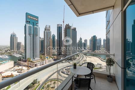 فلیٹ 1 غرفة نوم للايجار في دبي مارينا، دبي - Modern Furniture | Beautiful View | Vacant in Feb