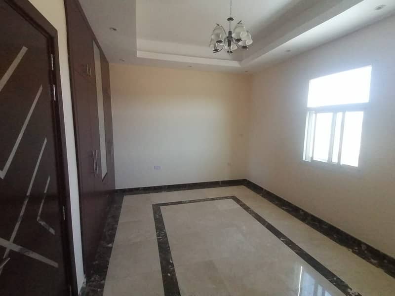 New villa for sale, the first inhabitant of the city of Ajman, Al Zahia area, without payment, on an adjacent street, close to Sheikh Mohammed bin Zay