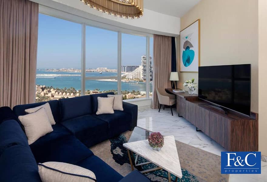 位于迪拜媒体城，迪拜阿瓦尼棕景套房酒店 1 卧室的公寓 2549888 AED - 5632113