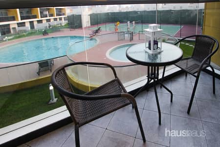 Studio for Rent in Emirates City, Ajman - Spacious Studio | Pool view | Fully equipped