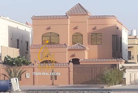 huge villa in Ajman with water and electricity and prefect finishing and size for sale
