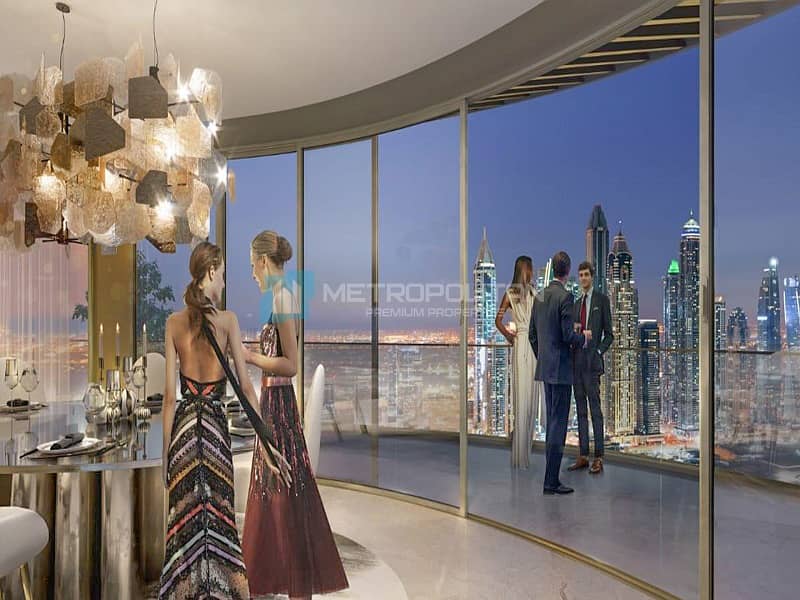 位于迪拜港，艾玛尔海滨社区，碧海蓝天塔楼，碧海蓝天2号塔楼 1 卧室的公寓 2385000 AED - 5634368