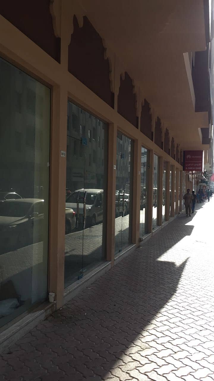 Shop in a prime location @ Al Murrar Building. Deira (Mian jee Restaurant Bldg) Deira I One month free I No commissions I